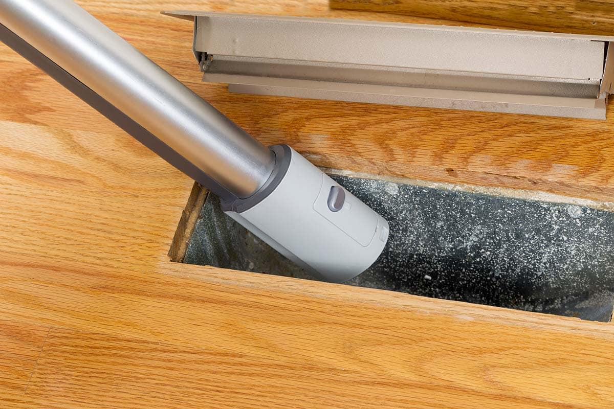 duct sanitizing and air duct leaks
